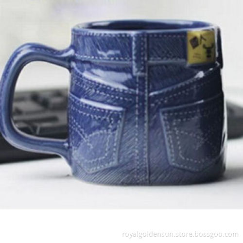 Jeans Creative ceramic mugs